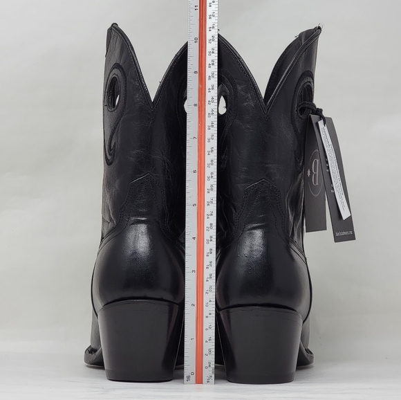 Black Star Leather Matador Western Boots Cushion Footbed Womens Size Multi New - Picture 7 of 16